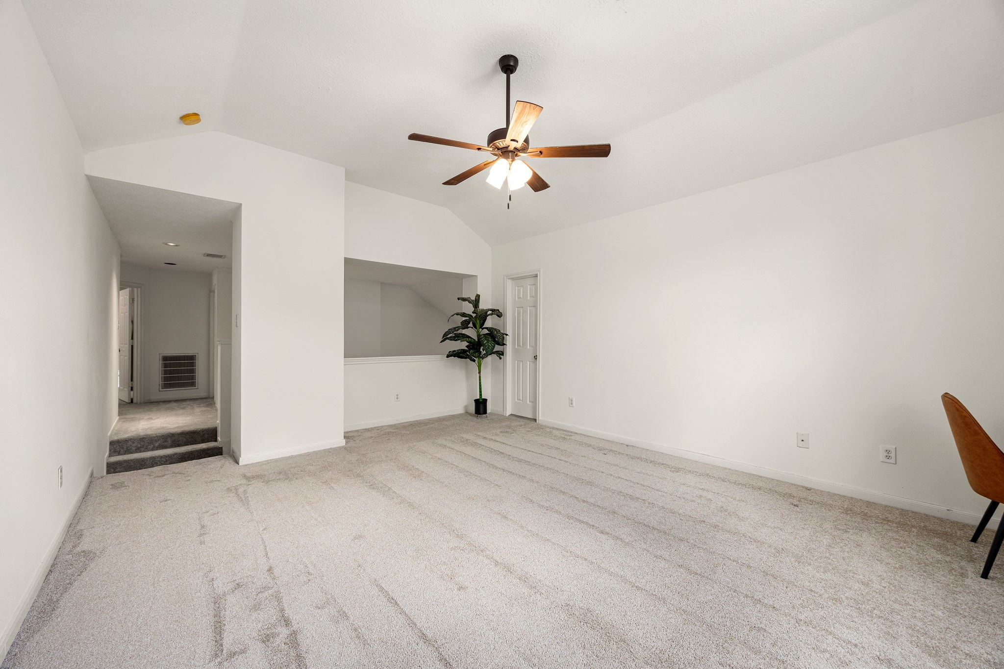 25535 China Springs Spring, TX 77373 - Photo 19 of 36 Alternate view of the ~250sqft media/game room loft space with views downstairs