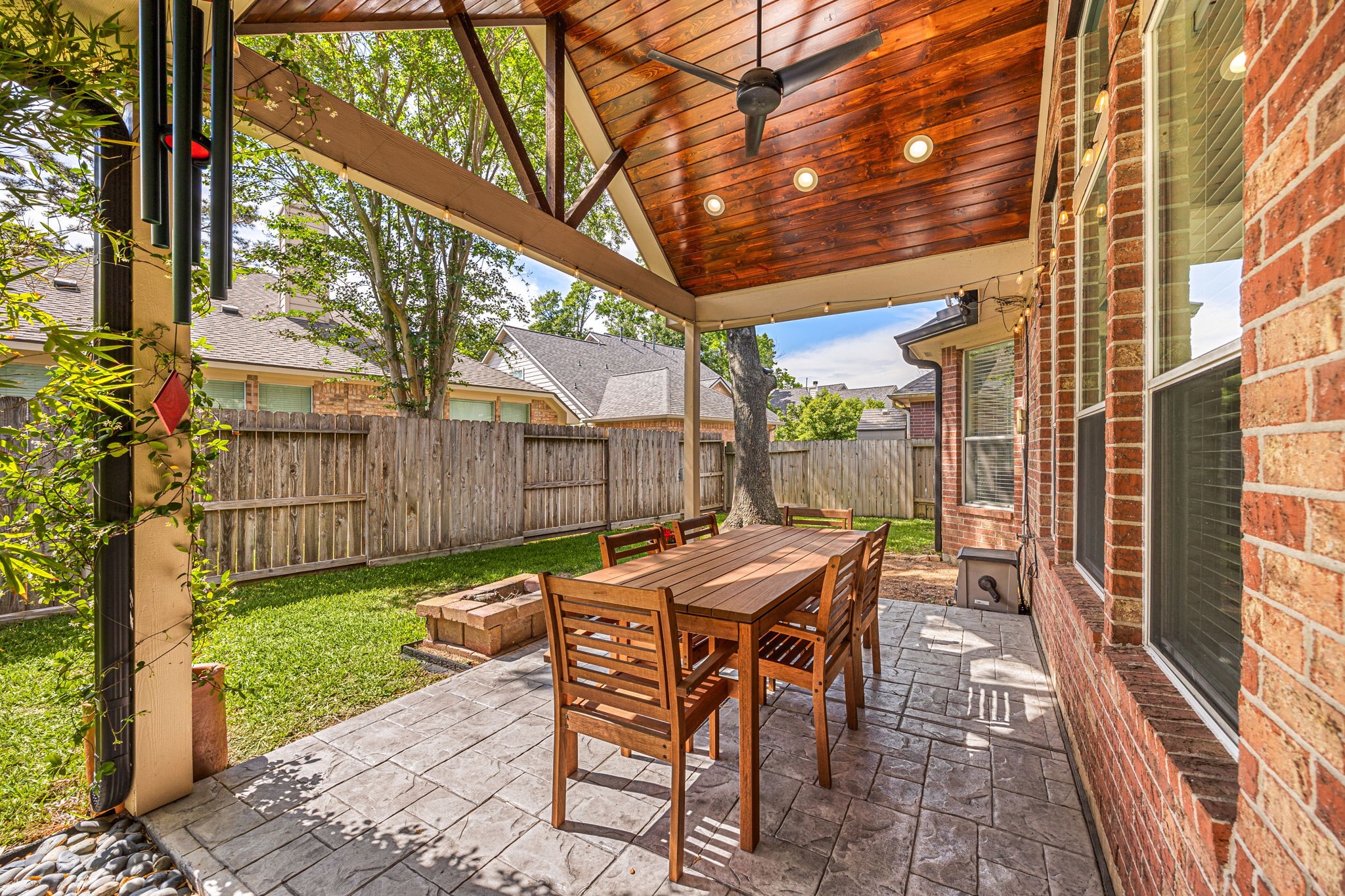 25535 China Springs Spring, TX 77373 - Photo 28 of 36 Enjoy dinners with friends and family under this private covering