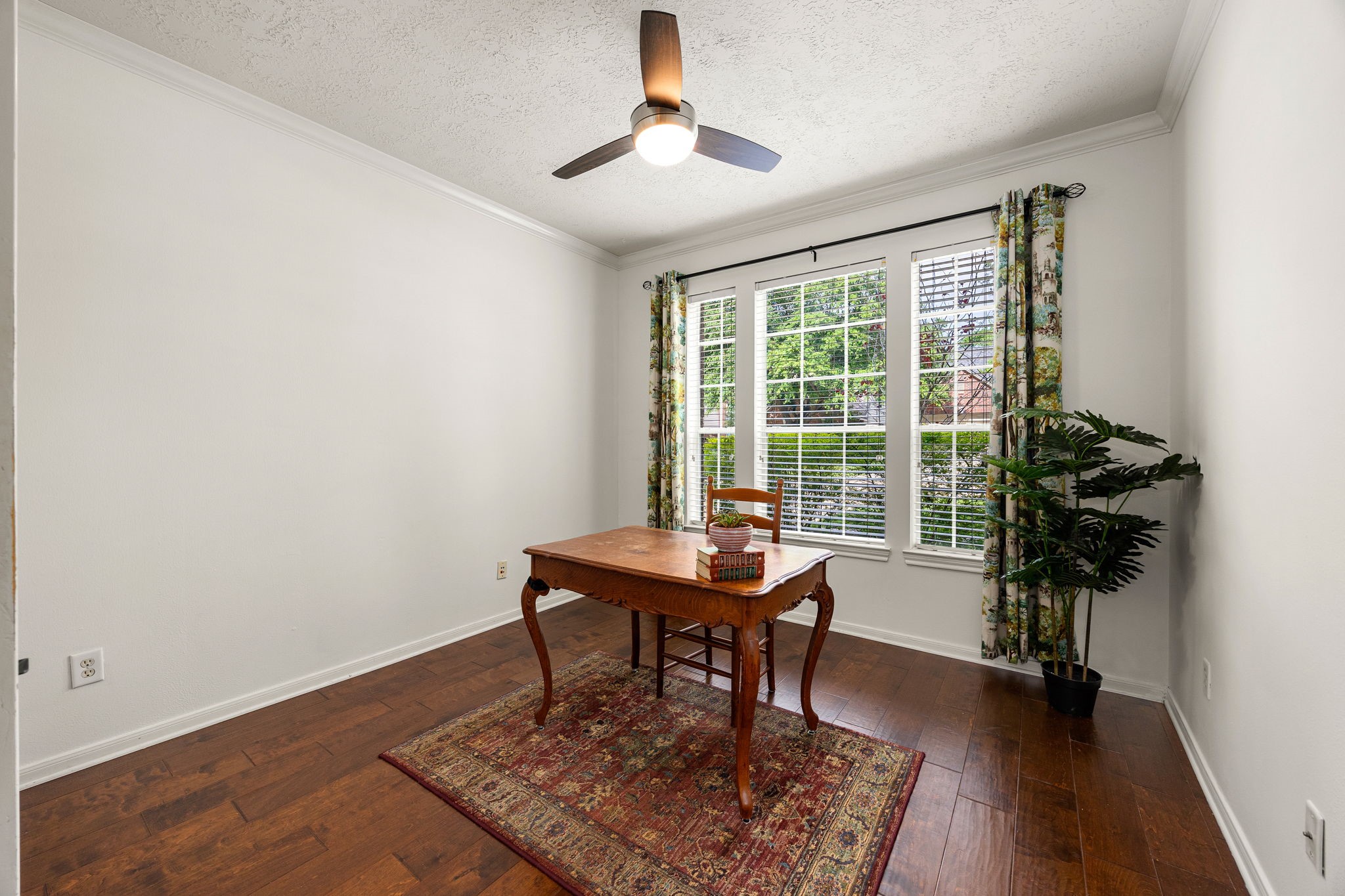 25535 China Springs Spring, TX 77373 - Photo 8 of 36 Private office with open natural light, built-in shelving and French doors