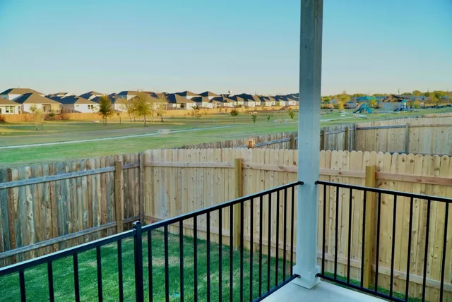 a view of balcony with outdoor space