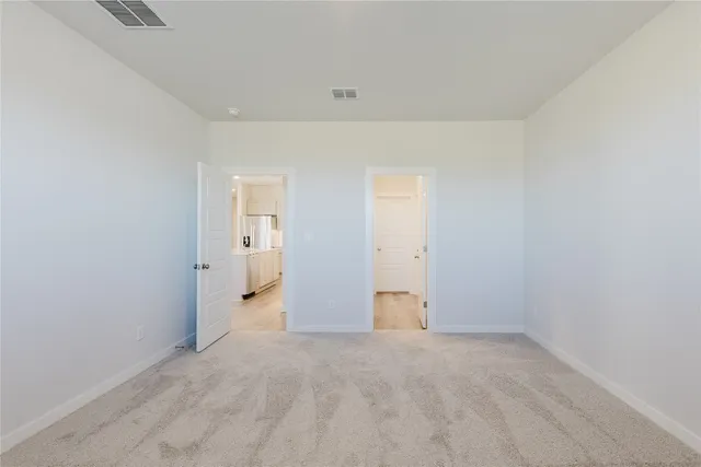 a view of empty room