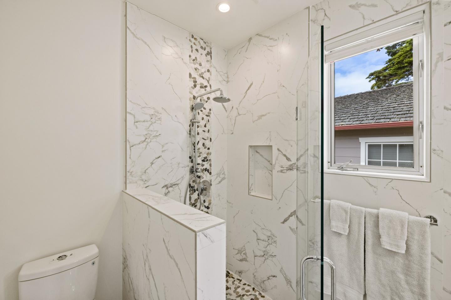 3339 Taylor Road Carmel, CA 93923 - Photo 22 of 27 a bathroom with a shower and a sink
