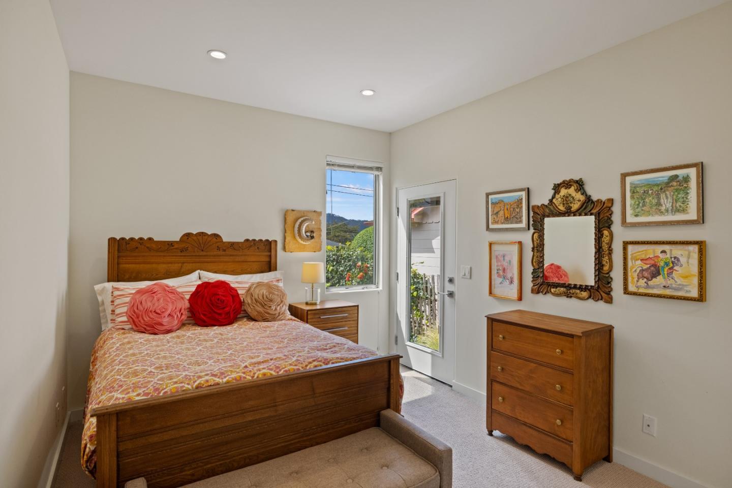 3339 Taylor Road Carmel, CA 93923 - Photo 23 of 27 a bedroom with a bed and a dresser