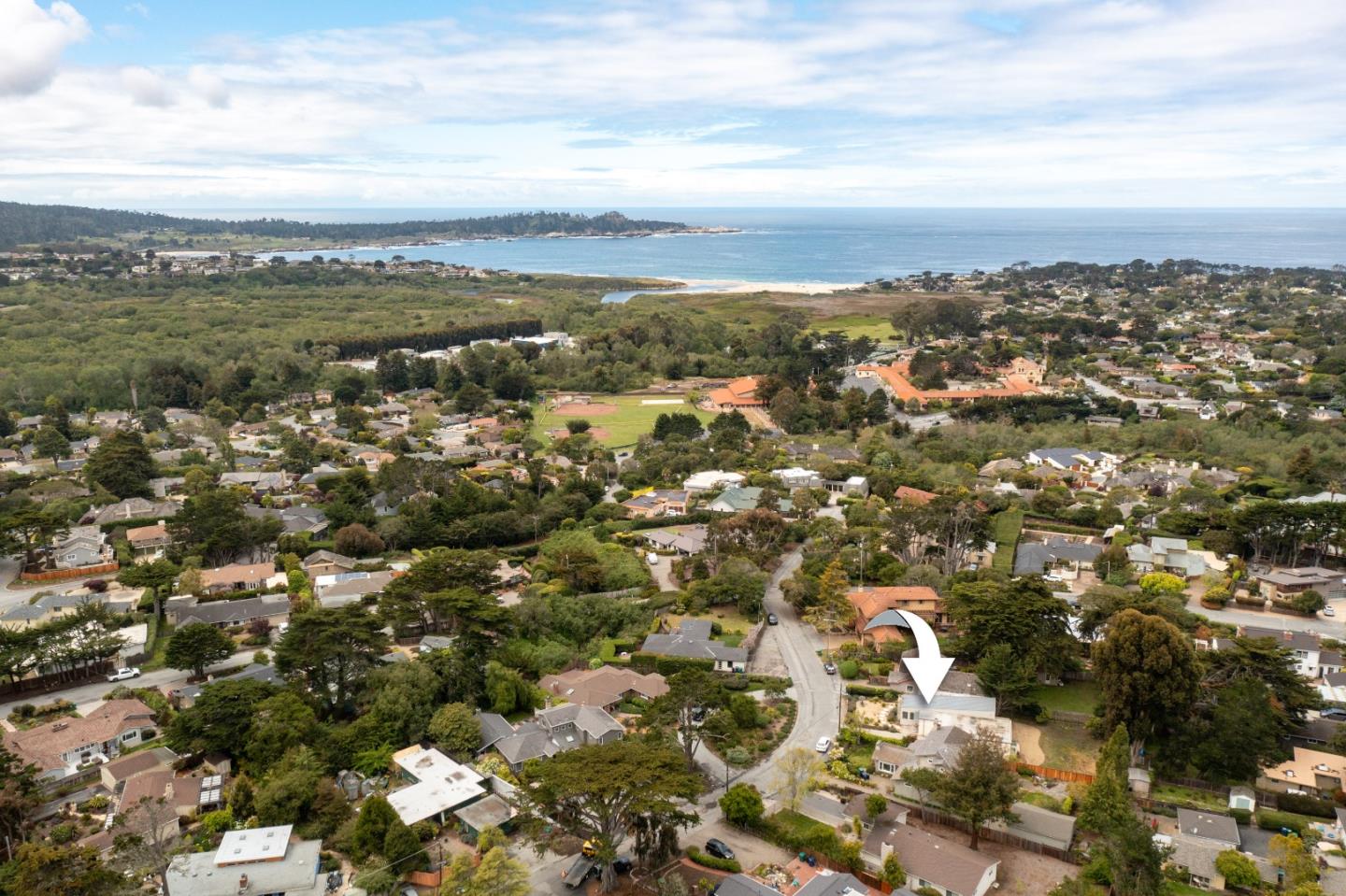3339 Taylor Road Carmel, CA 93923 - Photo 27 of 27 an aerial view of residential building and trees around