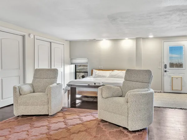 a view of a house with a ocean view