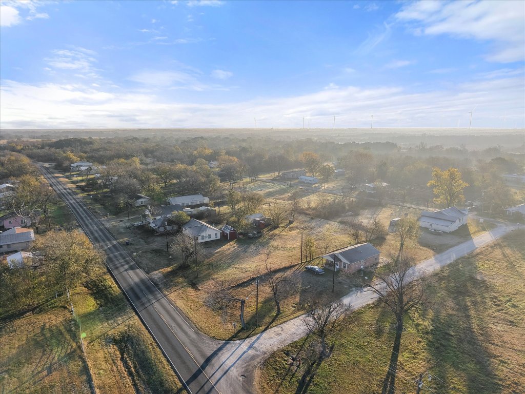 a view of city and mountain