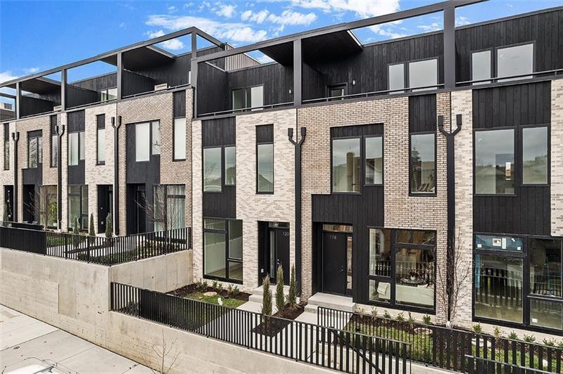 a view of a building with street view