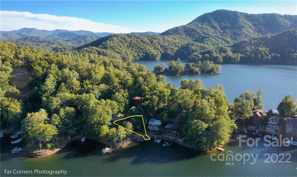 588 Thunderbird Trail Robbinsville, NC 28771 - Photo 2 of 20 a view of a lake with a mountain in the background