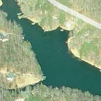 Lot 8 Lake Becky Road Mountain Rest, SC 29664 - Photo 19 of 23 Aerial of Lake Becky
