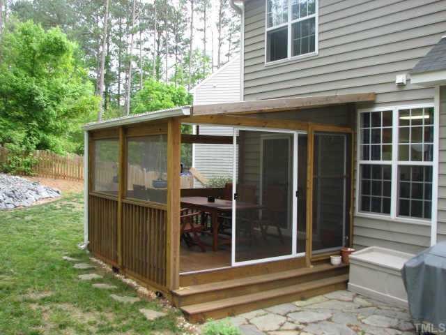 2604 Buck Spring Court Raleigh, NC 27603 - Photo 3 of 12 Screened porch
