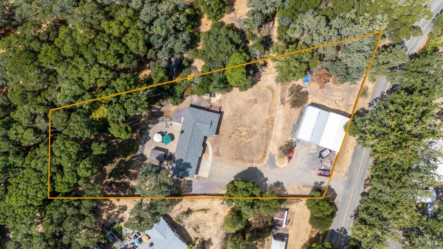 9510 West Potter Valley Road Potter Valley, CA 95469 - Photo 26 of 30 an aerial view of a house