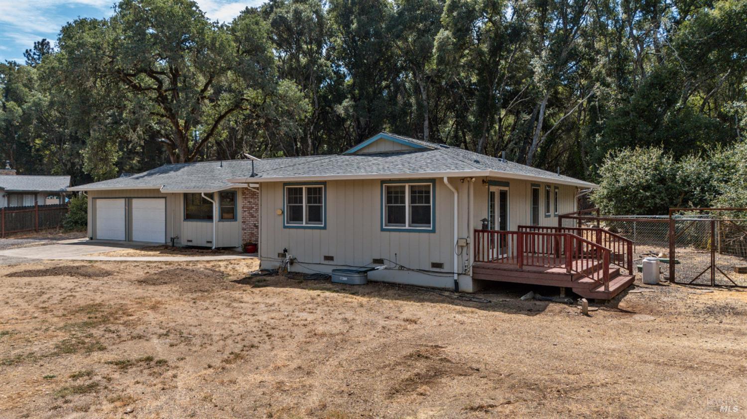 9510 West Potter Valley Road Potter Valley, CA 95469 - Photo 30 of 30 a view of a house with a yard