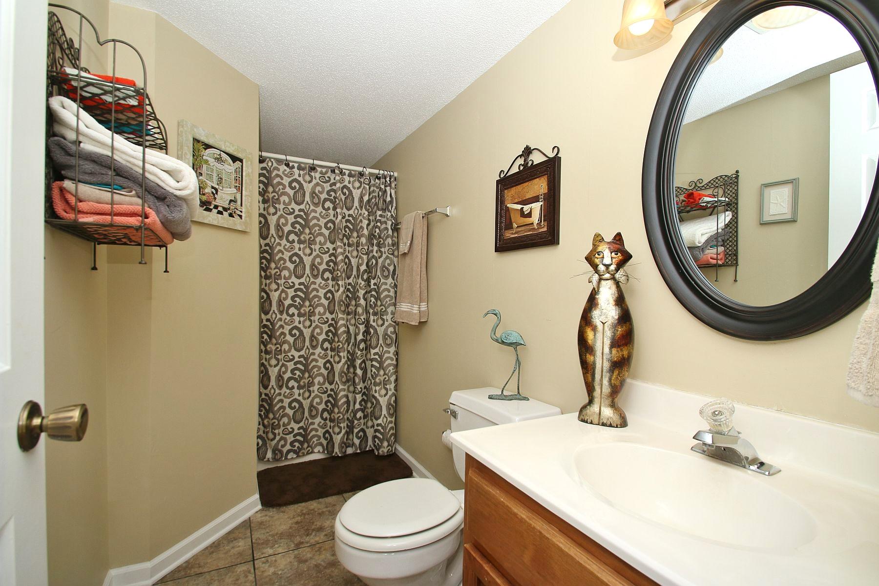 630 Monte Vista Road, Unit 502 Union Hall, VA 24176 - Photo 24 of 33 a bathroom with a sink mirror toilet and shower