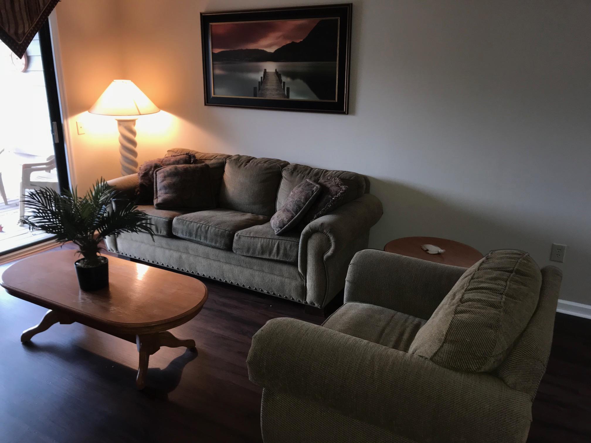 630 Monte Vista Road, Unit 502 Union Hall, VA 24176 - Photo 5 of 33 a living room with furniture and a painting