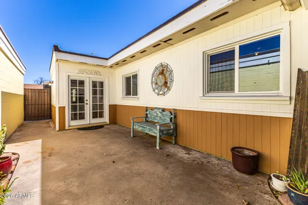 a view of an outdoor space with porch
