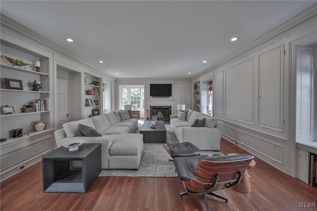 837 Tioga Avenue Bethlehem, PA 18018 - Photo 17 of 50 a living room with furniture and a fireplace