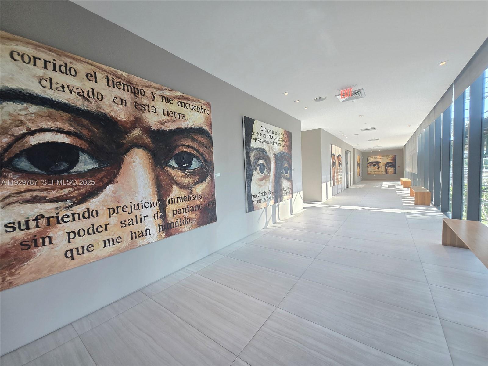 460 Northeast 28th Street, Unit 2407 Miami, FL 33137 - Photo 38 of 50 a view of a hallway with washer and dryer