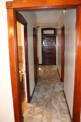 a view of front door