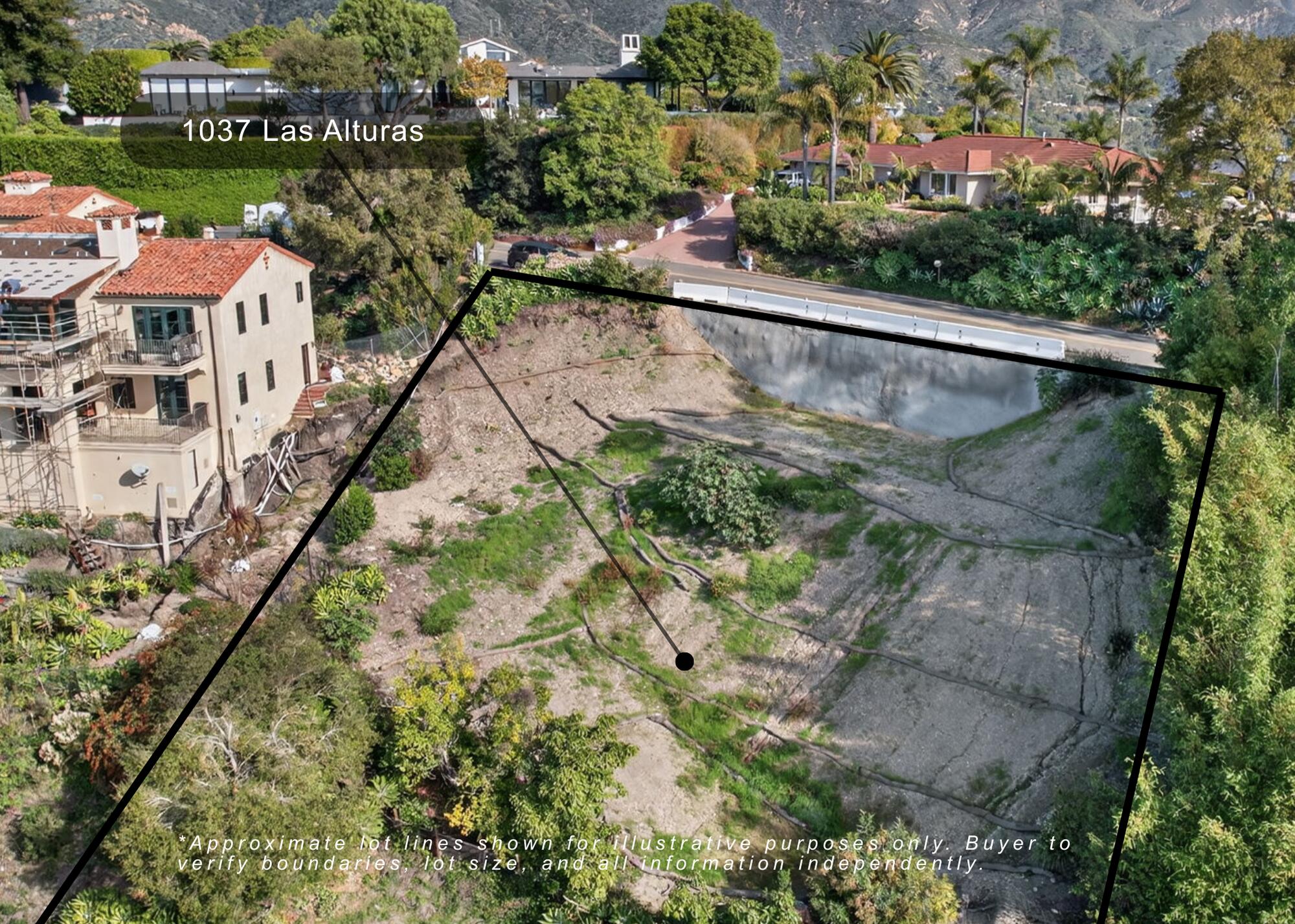 1037 Las Alturas Road Santa Barbara, CA 93103 - Photo 4 of 7 Premier Riviera Lot