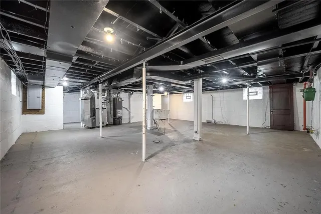 a view of a chairs and table in the patio