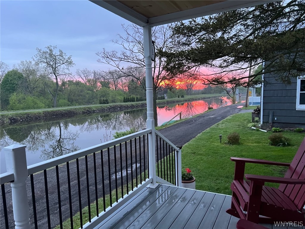507 Canal Street Ridgeway, NY 14103 - Photo 2 of 28 good morning - sunrise view from front porch