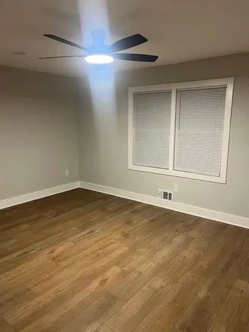 wooden floor in an empty room
