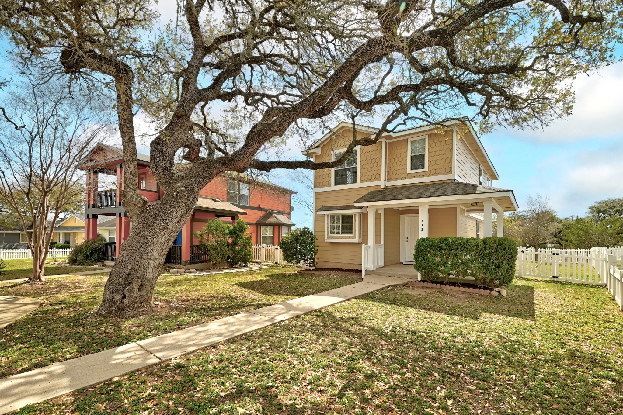 332 Wetzel Kyle, TX 78640 - Photo 3 of 31 a front view of a house with a yard