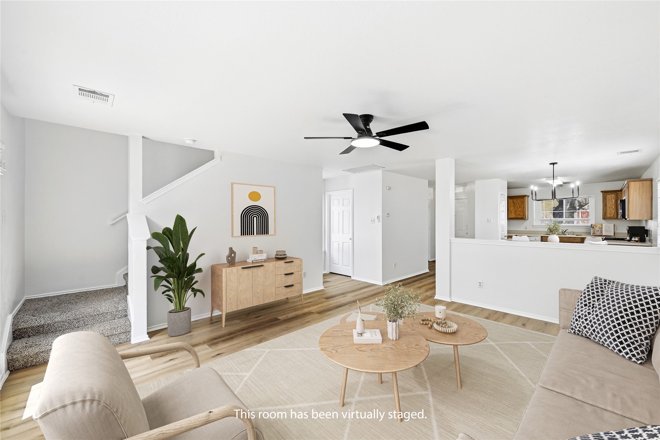 332 Wetzel Kyle, TX 78640 - Photo 7 of 31 a living room with furniture and wooden floor