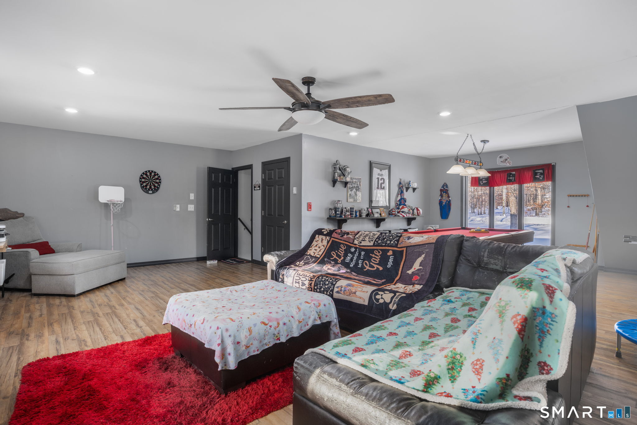 83 Kate Downing Road Plainfield, CT 06374 - Photo 22 of 40 a bedroom with two beds and a potted plant