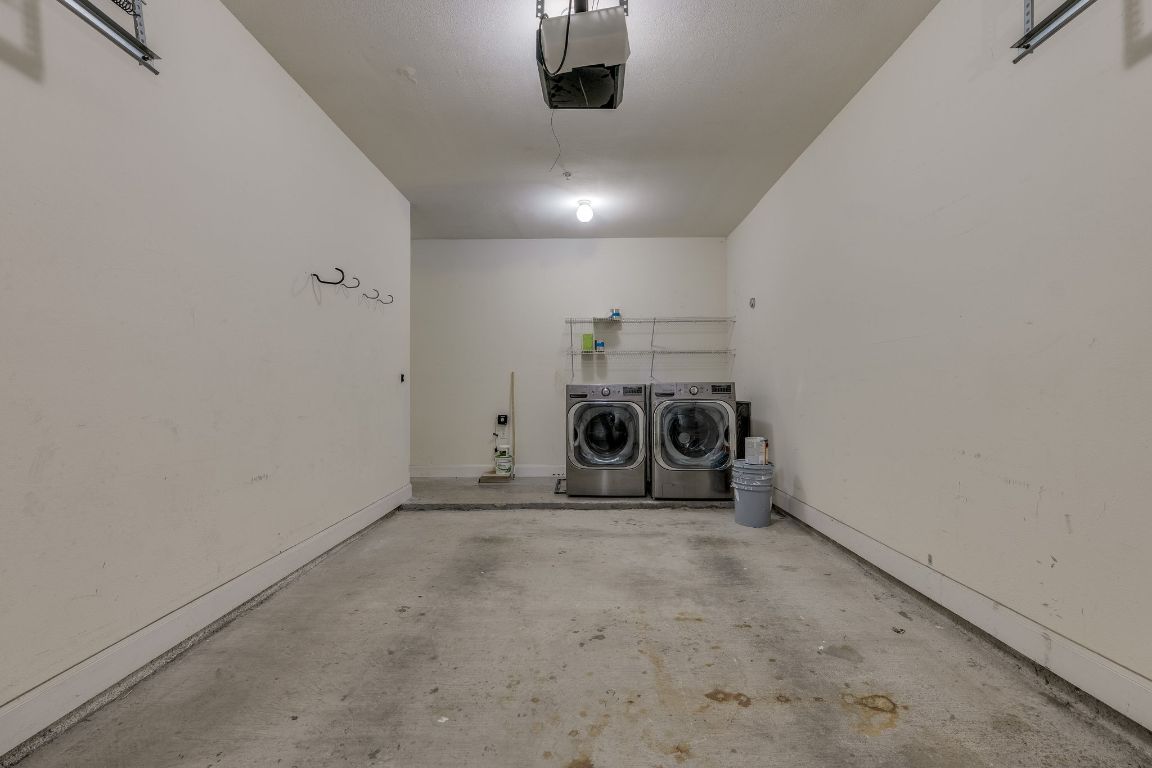 7701 Rialto Boulevard, Unit 1116 Austin, TX 78735 - Photo 26 of 26 a view of a storage & utility room with a washer dryer