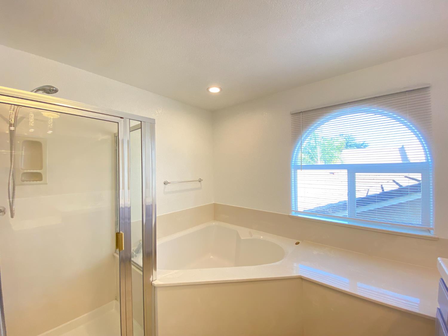 1716 Via Milano Gustine, CA 95322 - Photo 24 of 28 a bathroom with a bathtub and a shower