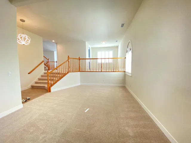 a view of an empty room