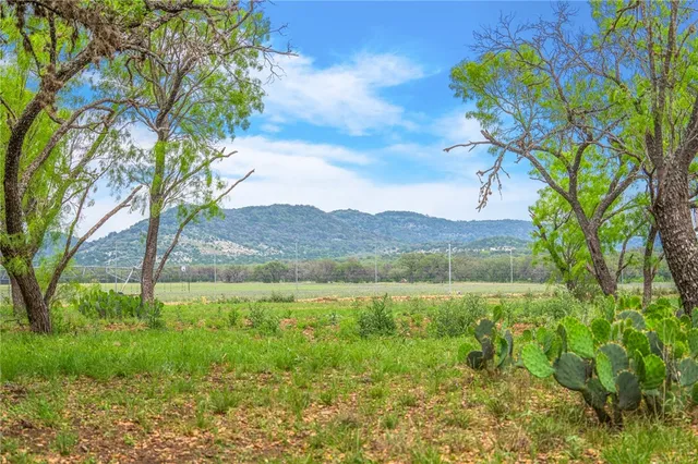 a view of park with ocean view