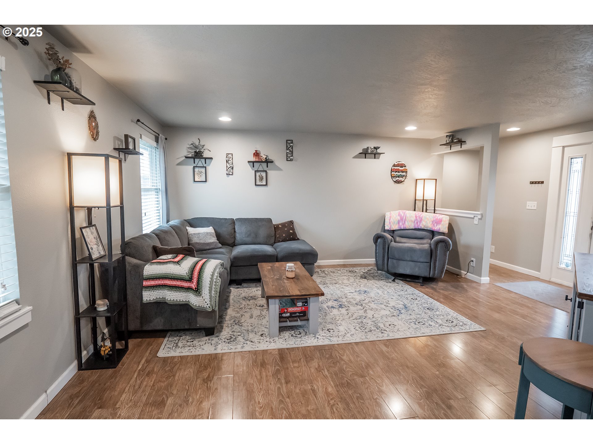 732 53rd Street Springfield, OR 97478 - Photo 6 of 27 a living room with furniture and a flat screen tv