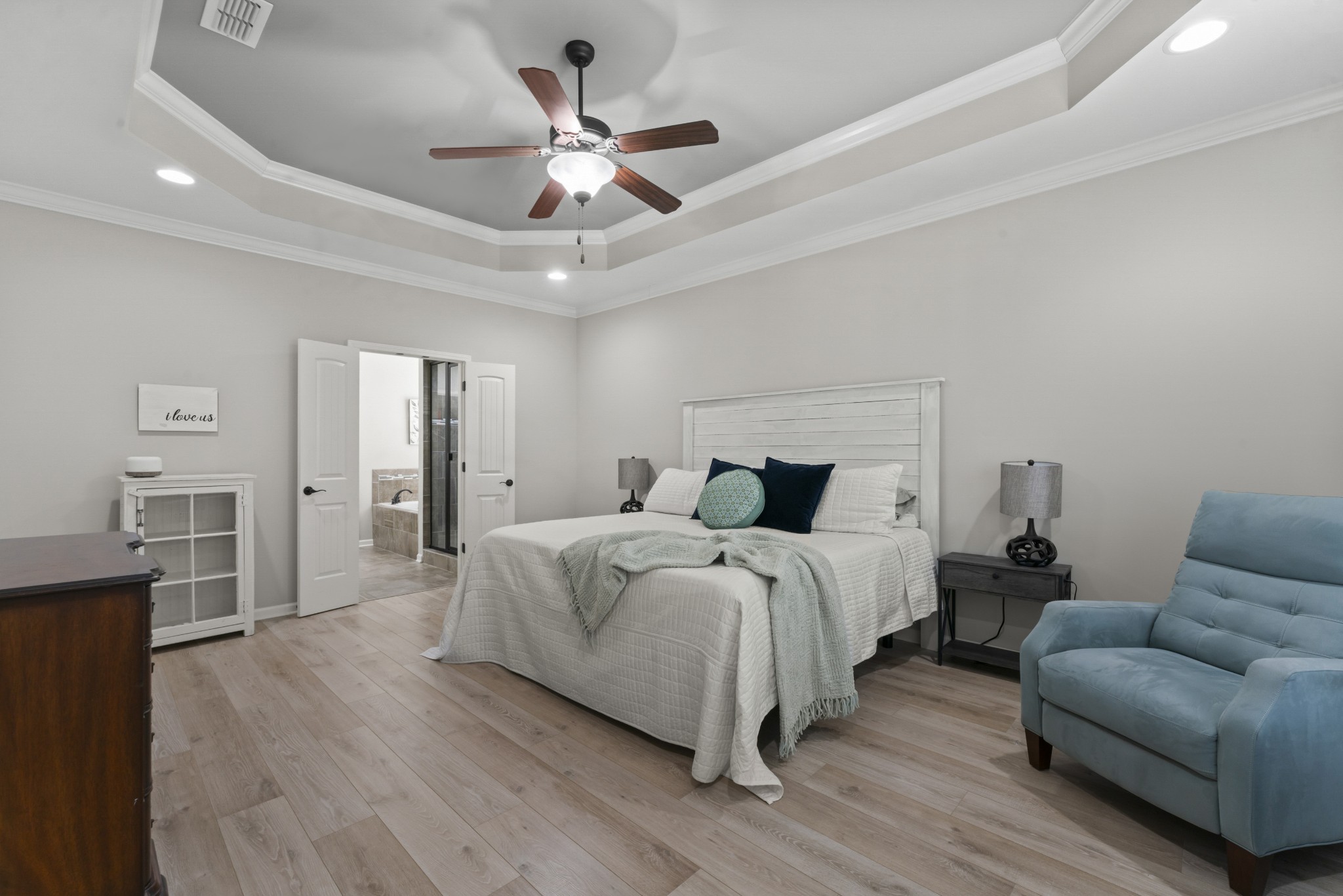 4425 Maximillion Circle Murfreesboro, TN 37128 - Photo 13 of 44 a spacious bedroom with a bed and ceiling fan