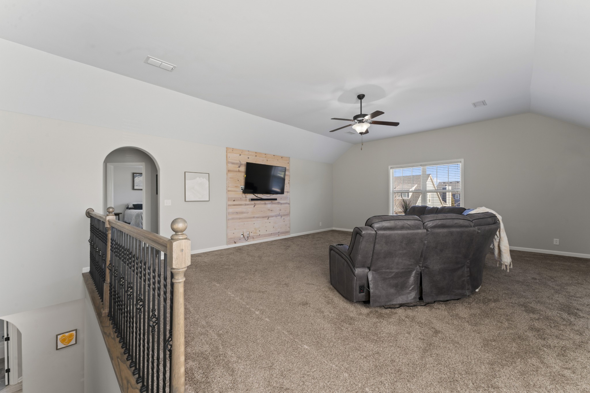 4425 Maximillion Circle Murfreesboro, TN 37128 - Photo 32 of 44 a living room with furniture and a flat screen tv