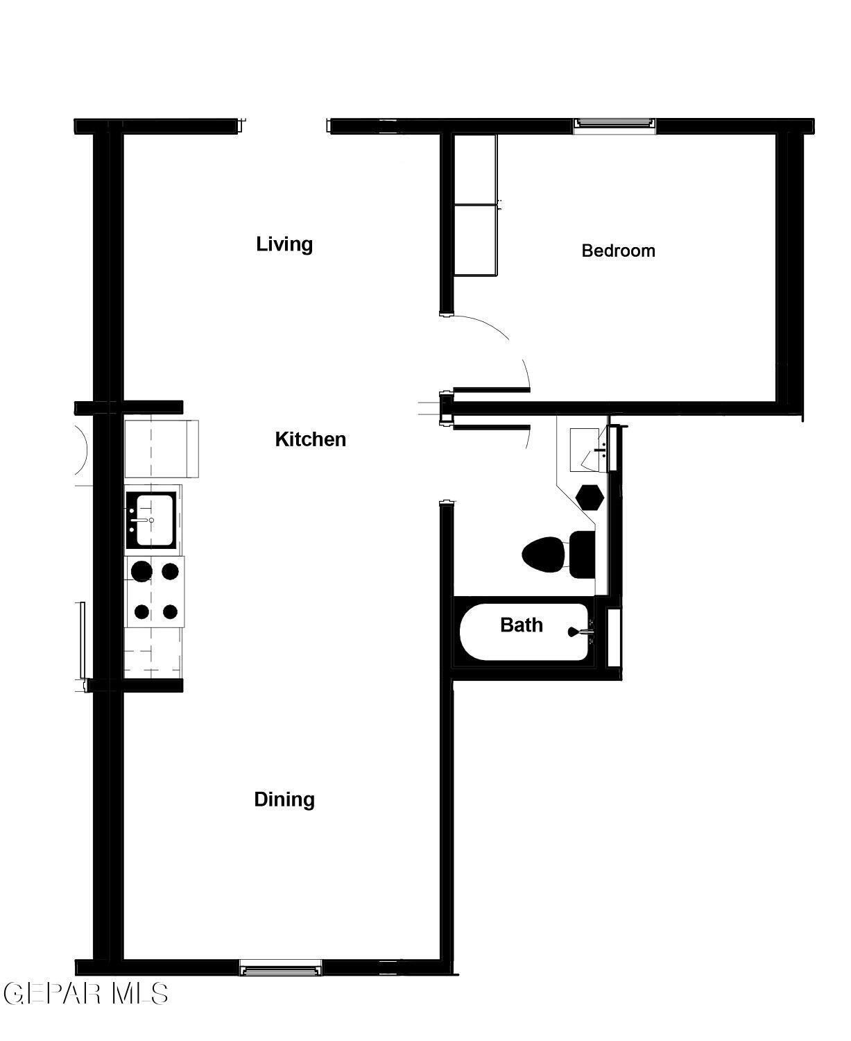 1061 Ranger Street, Unit 10 El Paso, TX 79907 - Photo 12 of 13 11. BW 1 bed 1 bath
