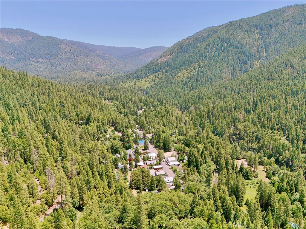 35 Sierra Buttes Road Sierra City, CA 96125 - Photo 36 of 37 a view of a lush green hillside and a building