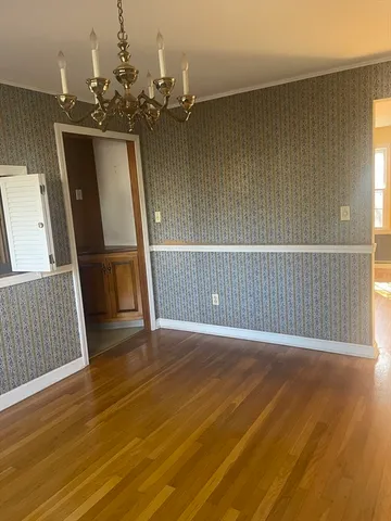 a view of a balcony with an empty space