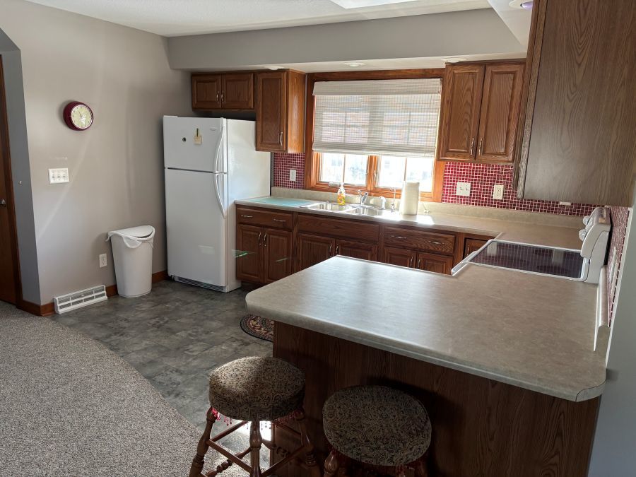 206 South Cherry Street Crescent City, IL 60928 - Photo 4 of 13 a kitchen with cabinets and window