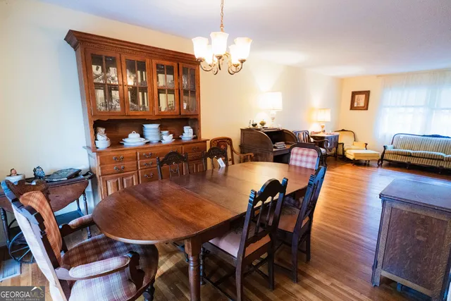 a kitchen with a stove and a microwave