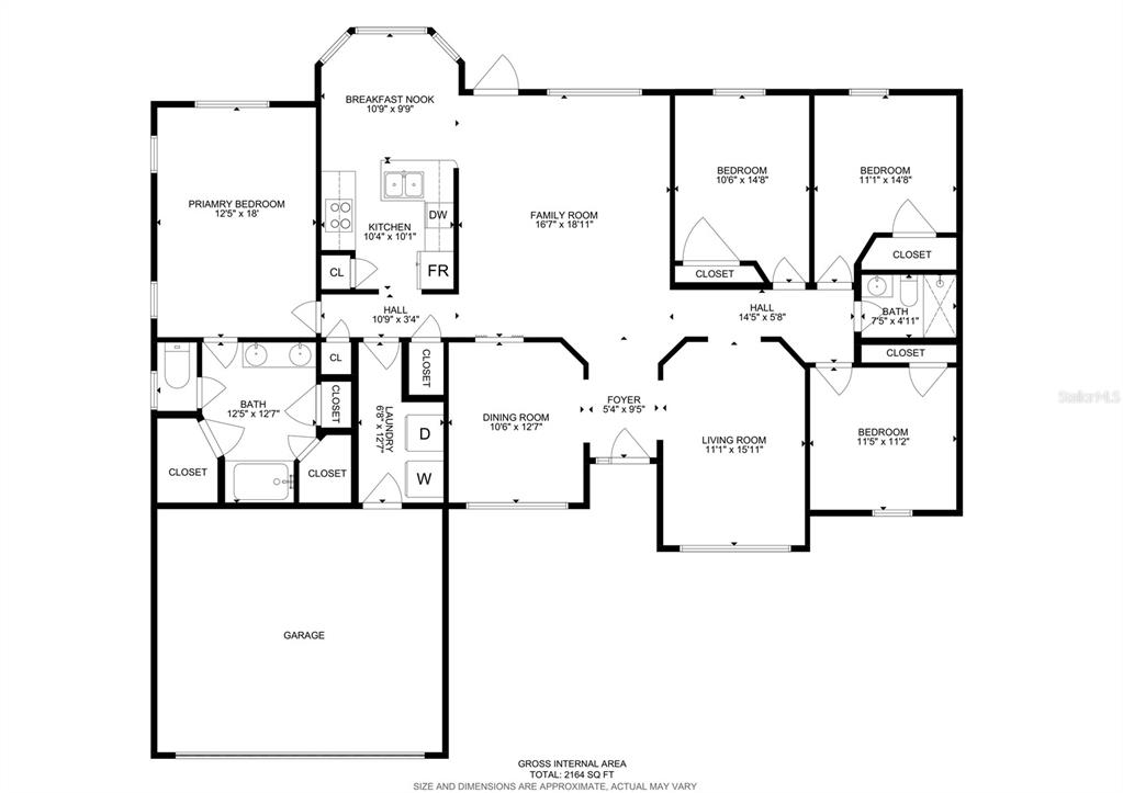 4372 Odin Street Spring Hill, FL 34608 - Photo 3 of 38 a picture of a floor plan