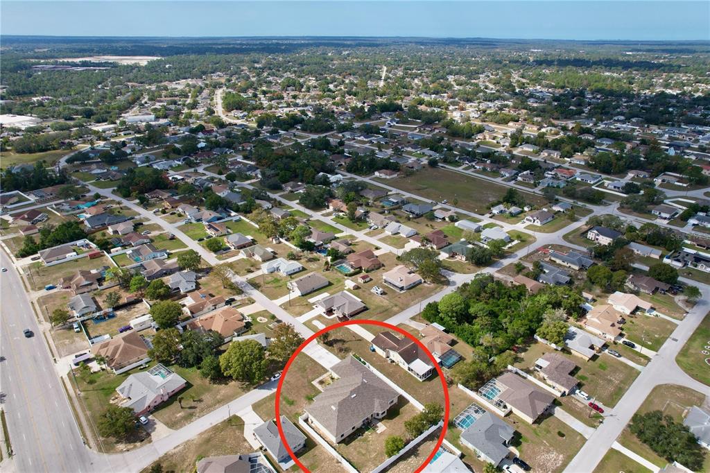 4372 Odin Street Spring Hill, FL 34608 - Photo 36 of 38 an aerial view of multiple house