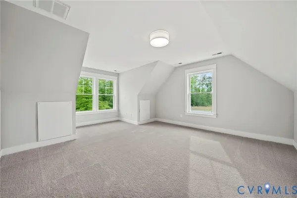 a view of a room with a yard