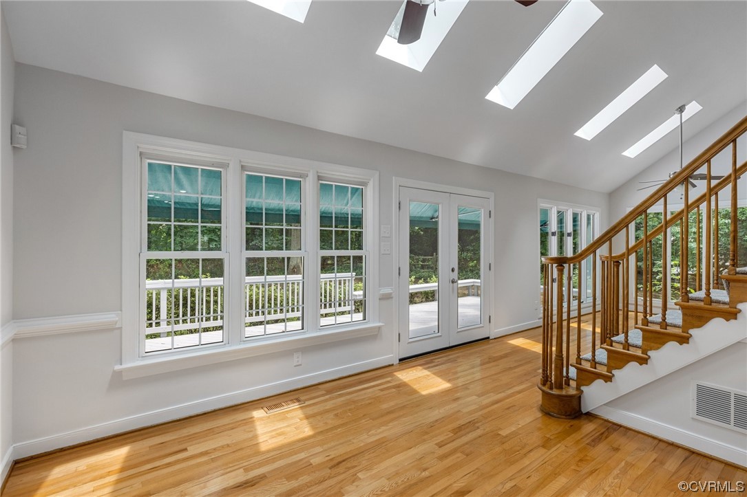 507 Rivers Bend Circle Chester, VA 23836 - Photo 23 of 41 a view of an empty room with wooden floor and a window