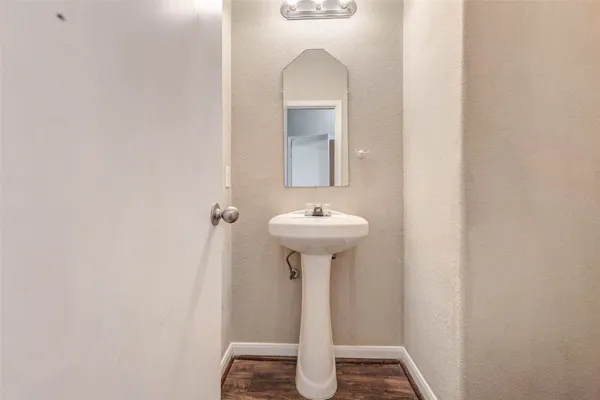 a bathroom with a sink