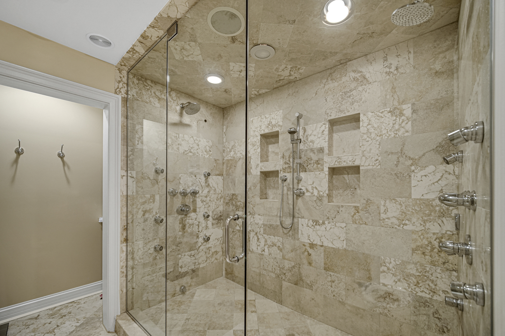 2800 Orange Brace Road Riverwoods, IL 60015 - Photo 17 of 41 a bathroom with a shower and a sink