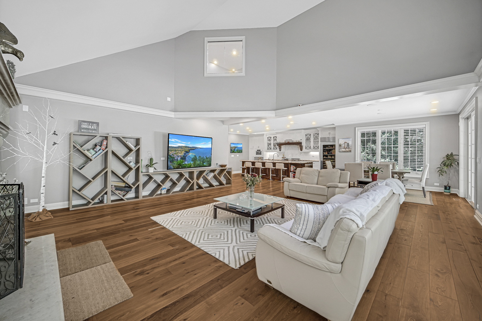 2800 Orange Brace Road Riverwoods, IL 60015 - Photo 30 of 41 a living room with furniture and a flat screen tv