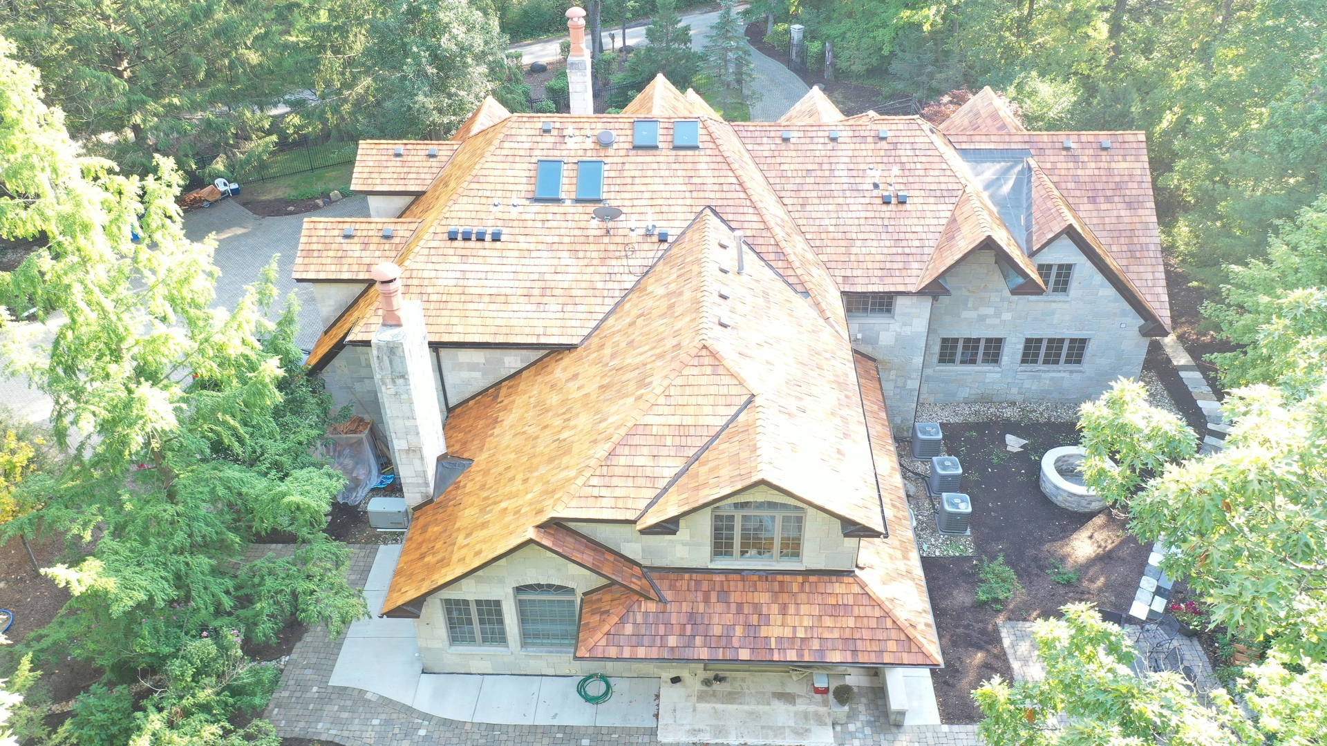 2800 Orange Brace Road Riverwoods, IL 60015 - Photo 31 of 41 an aerial view of a house