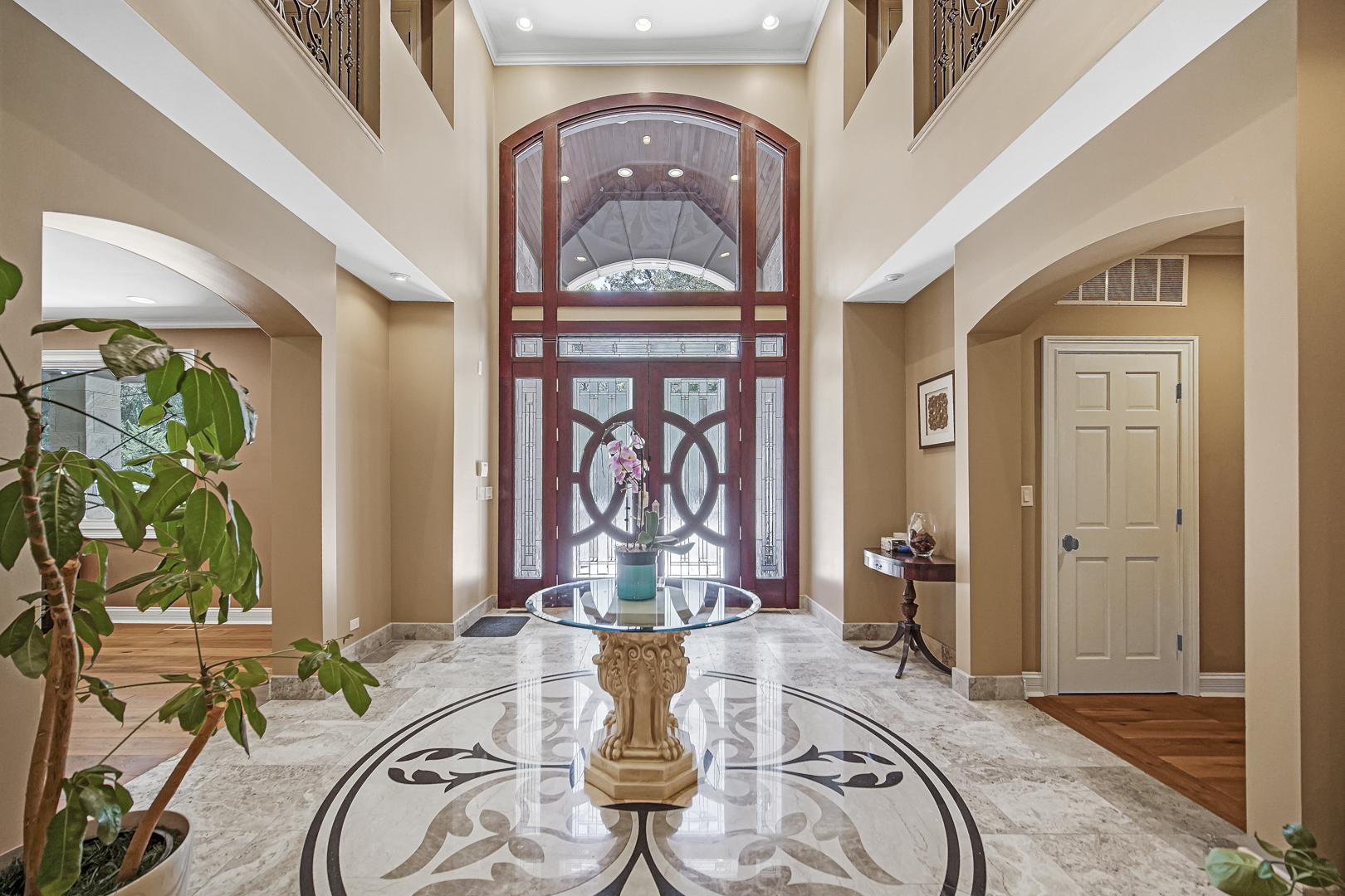 2800 Orange Brace Road Riverwoods, IL 60015 - Photo 4 of 41 a living room with fireplace furniture and a window